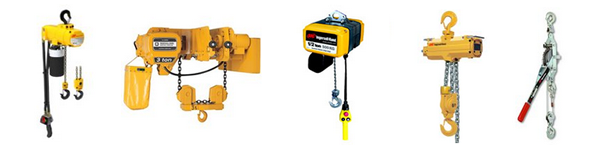 Air, Electric, Hydraulic and Manual Hoists